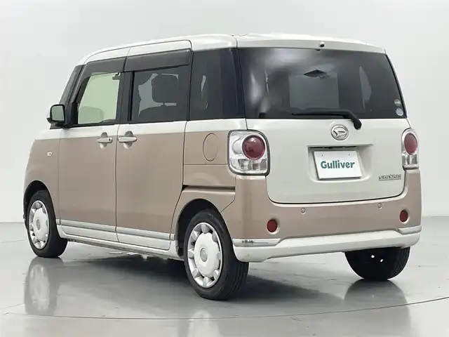 ダイハツ ムーヴ キャンバス G メイクアップ リミテッド　SAⅢ 熊本県 2019(平31)年 5.8万km パールホワイトⅢ/ライトローズマイカメタリックⅡ 2トーン 社外ナビCN-RE04WD（ＣＤ・ＤＶＤ・フルセグ・ＳＤ）/全周囲カメラ　/社外前方ドライブレコーダー　/ＥＴＣ　/両側パワースライドドア　/後ろのみクリアランスソナー　/アイドリングストップ　/衝突軽減ブレーキ　/レーンキープアシスト/横滑り防止/純正フロアマット/オートライト/オートマチックハイビーム/LEDヘッドライト/フォグランプ/スマートキー/プッシュスタート/スペアキー1本/保証書/取扱説明書