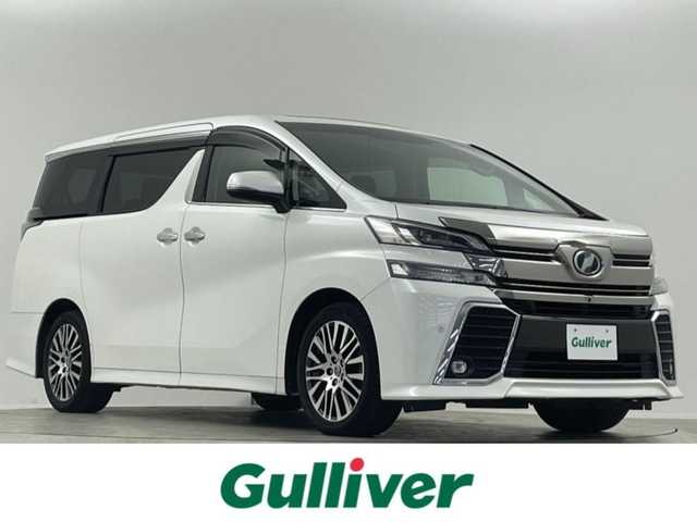 トヨタ ヴェルファイア Z Gエディション 埼玉県 2016(平28)年 6.3万km ホワイトパールクリスタルシャイン 禁煙車　サンルーフ　純正１０型ナビ　１２．１型後席モニター　両側電動スライドドア　ＥＴＣ　ＬＥＤヘッドライト　追従走行　ＭＴモード付ＡＴ　フルセグＴＶ　パワーシート　衝突被害軽減