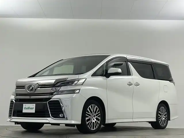 トヨタ ヴェルファイア Z Gエディション 埼玉県 2016(平28)年 6.3万km ホワイトパールクリスタルシャイン 禁煙車　サンルーフ　純正１０型ナビ　１２．１型後席モニター　両側電動スライドドア　ＥＴＣ　ＬＥＤヘッドライト　追従走行　ＭＴモード付ＡＴ　フルセグＴＶ　パワーシート　衝突被害軽減