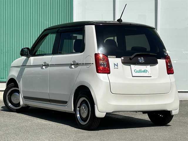 ホンダ Ｎ ＯＮＥ G SS ブラウンスタイルパッケージ 福岡県 2017(平29)年 1.6万km パール ワンオーナー/あんしんパッケージ/Gathers7型ナビ（CD/iPod/AM/FM/ワンセグ）/バックカメラ/LEDヘッドライト/オートライト/シートヒーター/USB入力端子/アイドリングストップ/横滑り防止装置/盗難防止装置/衝突軽減システム/ヒルスタートアシスト機能/スマートキー/ETC/保証書/取扱説明書/カラーコード（NH875PD）パール/ブラウン