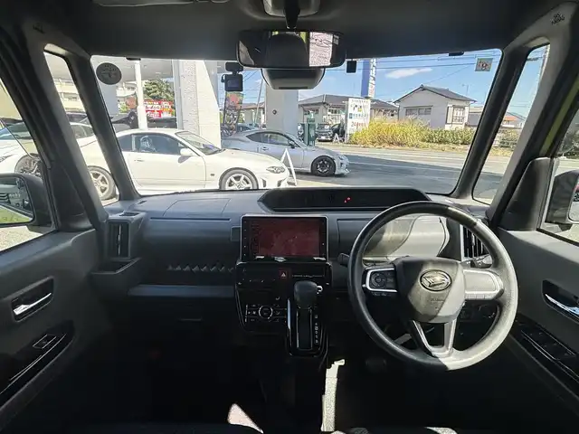 ダイハツ タント カスタム X 熊本県 2019(令1)年 5.8万km マスタードイエローマイカメタリック 純正9インチナビ（NSZN-Y69DS）/【フルセグTV/CD/DVD/Bluetooth】/バックカメラ/両側パワースライドドア/運転席ロングスライドシート/衝突軽減装置/コーナーセンサー/アイドリングストップ/純正15インチAW/前ドライブレコーダー/ビルトインETC/オートライト/電動格納ミラー/プッシュスタート/ステアリングスイッチ/フロアマット/ドアバイザー/横滑り防止/盗難防止装置/保証書/取扱説明書