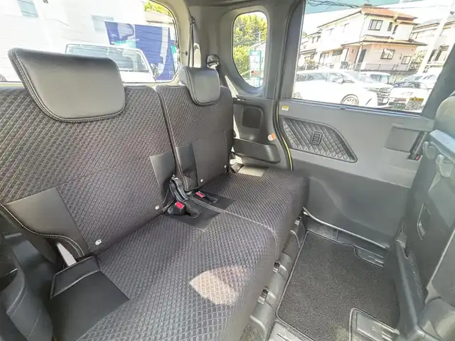 ダイハツ タント カスタム X 熊本県 2019(令1)年 5.8万km マスタードイエローマイカメタリック 純正9インチナビ（NSZN-Y69DS）/【フルセグTV/CD/DVD/Bluetooth】/バックカメラ/両側パワースライドドア/運転席ロングスライドシート/衝突軽減装置/コーナーセンサー/アイドリングストップ/純正15インチAW/前ドライブレコーダー/ビルトインETC/オートライト/電動格納ミラー/プッシュスタート/ステアリングスイッチ/フロアマット/ドアバイザー/横滑り防止/盗難防止装置/保証書/取扱説明書