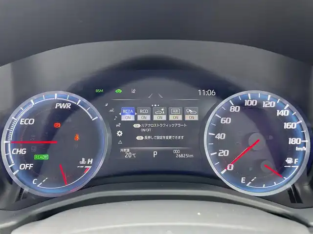 トヨタ クラウン ハイブリッド RS 愛媛県 2019(平31)年 2.7万km ブラック 純正ナビ　/全周囲カメラ　/自動駐車システム/トヨタセーフティセンス/レーダークルーズコントロール/衝突被害軽減装置/車線逸脱防止装置/ブラインドスポットモニター　/D/N席シートベンチレーション　/D/N席シートヒーター　/D/N席パワーシート　/ステアリングヒーター/ヘッドアップディスプレイ/パドルシフト　/ドラレコ　/電動パーキングブレーキ　/ETC2.0/電動チルト＆テレスコピック機構/現状サマー(純正AW)(225/45/R18)/BRIDGESTONE REGNO