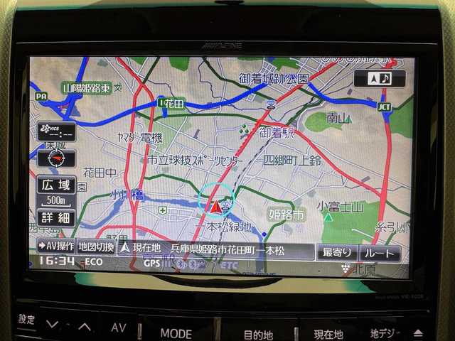 トヨタ アルファード 350S 兵庫県 2013(平25)年 10.6万km グレーM アルパイン９型HDDナビ（フルセグ/CD/DVD/BT）/バックモニター/後席モニター/コーナーセンサー/両側パワスラ/クルーズコントロール/ETC/USB/純正HIDヘッドライト/フォグライト /ダウンサス/社外テールランプ/純正フロアマット/スマートキー/社外20インチAW