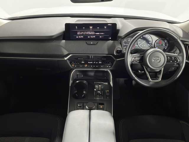 マツダ ＣＸ－６０ XD Sパッケージ 広島県 2023(令5)年 2.2万km ロジウムホワイトプレミアムメタリック 純正12.3型ナビ/360度ビューモニター/パワーシート/ポジションメモリー/シートヒーター/パワーバックドア/ステアリングヒーター/パドルシフト/レーダークルーズコントロール/ヘッドアップディスプレイ/ブラインドスポットモニタリング/アダプティブLEDヘッドライト/衝突軽減ブレーキ/レーンキープアシスト/誤発進抑制機能/ETC/USB入力端子