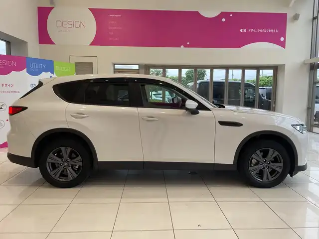 マツダ ＣＸ－６０ XD Sパッケージ 埼玉県 2023(令5)年 2.2万km ロジウムホワイトプレミアムメタリック i-ACTIVSENSE/純正12.3型ナビ/　　BT/USB/フルセグ/360度ビューモニター/レーダークルーズコントロール/パワーバックドア/パワーシート/シートメモリー/シートヒーター/ステアリングヒーター/パドルシフト/ヘッドアップディスプレイ/ブラインドスポットモニタリング/コーナーセンサー/アダプティブLEDヘッドライト/スマートキー2本/ビルトインETC