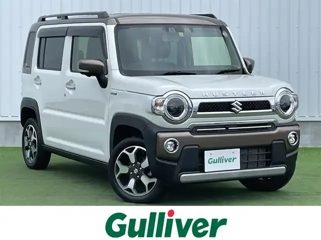 スズキ ハスラー Jスタイル Ⅱ ターボ 香川県 2022(令4)年 2.4万km ピュアホワイトパール/ウッディブラウン2トーンルーフ 純正ナビ/→AM/FM/CD/DVD/Bluetooth/フルセグTV/全方位カメラ/シートヒーター/レーダークルーズコントロール/レーンキープアシスト/プッシュスタート/アイドリングストップ/衝突軽減ブレーキ/ETC/パドルシフト/革巻きステアリング/LEDヘッドライト/オートライト/ステアリングスイッチ