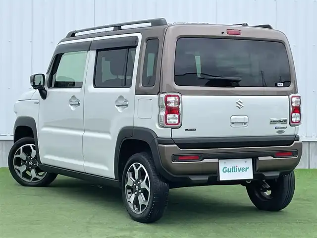 スズキ ハスラー Jスタイル Ⅱ ターボ 香川県 2022(令4)年 2.4万km ピュアホワイトパール/ウッディブラウン2トーンルーフ 純正ナビ/→AM/FM/CD/DVD/Bluetooth/フルセグTV/全方位カメラ/シートヒーター/レーダークルーズコントロール/レーンキープアシスト/プッシュスタート/アイドリングストップ/衝突軽減ブレーキ/ETC/パドルシフト/革巻きステアリング/LEDヘッドライト/オートライト/ステアリングスイッチ