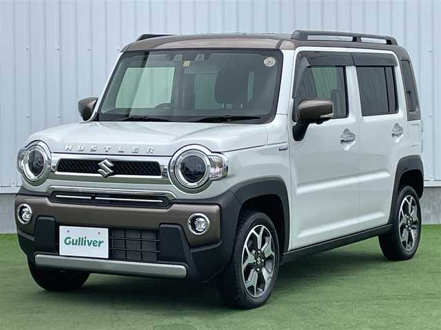 スズキ ハスラー Jスタイル Ⅱ ターボ 香川県 2022(令4)年 2.4万km ピュアホワイトパール/ウッディブラウン2トーンルーフ 純正ナビ/→AM/FM/CD/DVD/Bluetooth/フルセグTV/全方位カメラ/シートヒーター/レーダークルーズコントロール/レーンキープアシスト/プッシュスタート/アイドリングストップ/衝突軽減ブレーキ/ETC/パドルシフト/革巻きステアリング/LEDヘッドライト/オートライト/ステアリングスイッチ