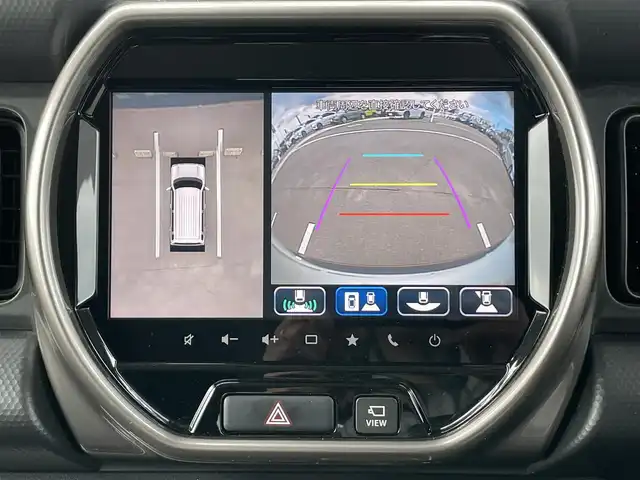 スズキ ハスラー Jスタイル Ⅱ ターボ 香川県 2022(令4)年 2.4万km ピュアホワイトパール/ウッディブラウン2トーンルーフ 純正ナビ/→AM/FM/CD/DVD/Bluetooth/フルセグTV/全方位カメラ/シートヒーター/レーダークルーズコントロール/レーンキープアシスト/プッシュスタート/アイドリングストップ/衝突軽減ブレーキ/ETC/パドルシフト/革巻きステアリング/LEDヘッドライト/オートライト/ステアリングスイッチ