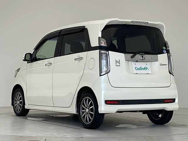 ホンダ Ｎ ＷＧＮ カスタム G ターボパッケージ 愛知県 2014(平26)年 5.2万km プレミアムホワイトパール 衝突軽減システム/SDナビ　ＳＤカードなし/クルーズコントロール/ＣＤ/Bluetooth/純正アルミホイール/HIDヘッドライト/パドルシフト/オートライト/ETC/ステアリングスイッチ/スマートキー/プッシュスタート
