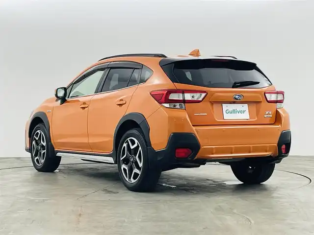スバル ＸＶ ハイブリッド アドバンス 福島県 2019(平31)年 3.2万km サンシャインオレンジ アイサイト/・プリクラッシュブレーキ　/・ツーリングアシスト　/・ＡＴ誤発進抑制制御/・後退時ブレーキアシスト/・全車速追従機能付クルーズコントロール/・アダプティブドライビングビーム/後退方警戒支援システム/純正ナビゲーション/【TV/BT/CD/AM・FM/SD/AUX/Ipod】/・バックカメラ/ETC/パドルシフト/ステアリングスイッチ/プッシュスタート/・スマートキー/D/Nパワーシート/電子パーキング/・オートホールド/ＬＥＤライト/・フォグライト/純正フロアマット/ドアバイザー/電動格納ミラー