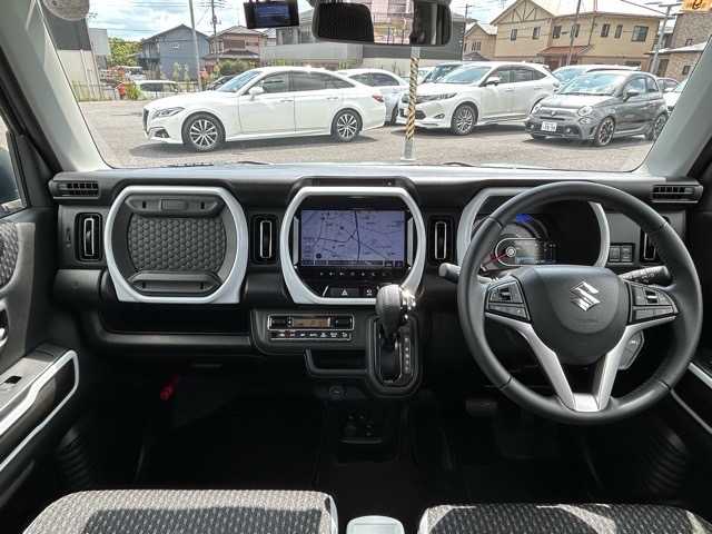 スズキ ハスラー HYBRID X 千葉県 2023(令5)年 2.1万km オフブルーM 純正メーカーオプションナビ/フルセグTV/Bluetooth/CD/DVD/ETC/全方位カメラ/前後ドライブレコーダー/前後コーナーセンサー/レーダークルーズコントロール/1列目シートヒーター/オートハイビーム/デュアルセンサーブレーキサポート/衝突被害軽減ブレーキ/後退時ブレーキサポート/誤発進抑制機能/車線逸脱警報/標識認識機能/横滑り防止装置/ウィンカーミラー/プッシュスタート/スマートキー/スペアキー/LEDヘッドライト/フォグランプ/純正アルミホイール/社外フロアマット/保証書・取扱説明書