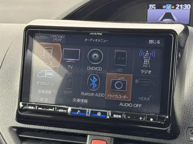 トヨタ ノア ハイブリッド Si ダブルバイビーⅡ 福岡県 2020(令2)年 5.3万km ブラック アルパイン後席モニター／ナビ　/バックカメラ　/ＥＴＣ　/前後ドラレコ　/クルーズコントロール　/コーナーセンサー　/衝突軽減ブレーキ　/レーンキープ　/アクセル踏み間違い防止　/両側電動スライドドア　/シートヒーター