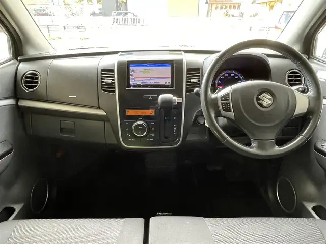 スズキ ワゴンＲ スティングレー T 岐阜県 2011(平23)年 8.3万km シルキーシルバーメタリック 4WD/スマートキー/SDナビ/【Bluetooth．CD.DVD.AM/FM．TV】/ETC/バックカメラ/純正アルミホイール/ベンチシート/シートヒーター/オートライト/フォグライト/ドアバイザー/ウィンカーミラー/保証書/取扱説明書/スペアキー