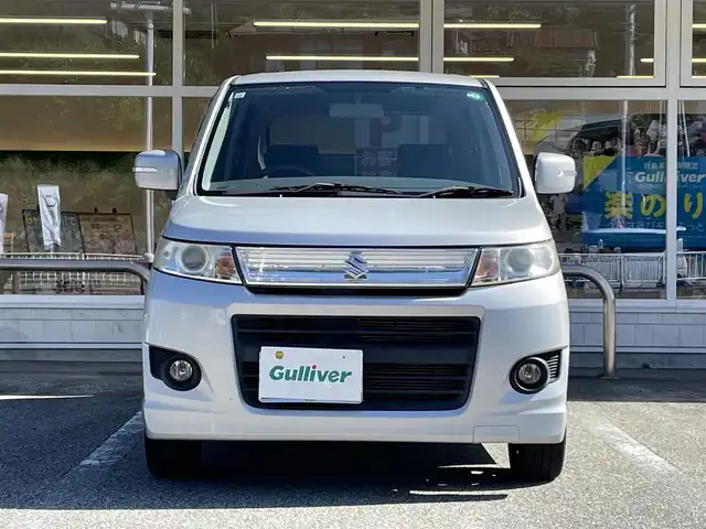 スズキ ワゴンＲ スティングレー T 岐阜県 2011(平23)年 8.3万km シルキーシルバーメタリック 4WD/スマートキー/SDナビ/【Bluetooth．CD.DVD.AM/FM．TV】/ETC/バックカメラ/純正アルミホイール/ベンチシート/シートヒーター/オートライト/フォグライト/ドアバイザー/ウィンカーミラー/保証書/取扱説明書/スペアキー
