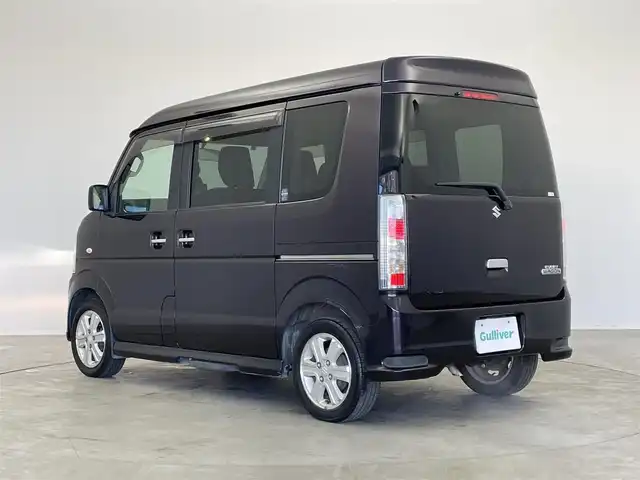 スズキ エブリィ ワゴン PZターボ スペシャル 埼玉県 2013(平25)年 10.5万km ミステリアスバイオレットパール 両側パワースライドドア/オートステップ/純正オーディオ（CD/AM/FM）/ＨＩＤライト/フォグライト/ポートブルナビ/オートエアコン/ターボ/ハイルーフ/リモコンキー