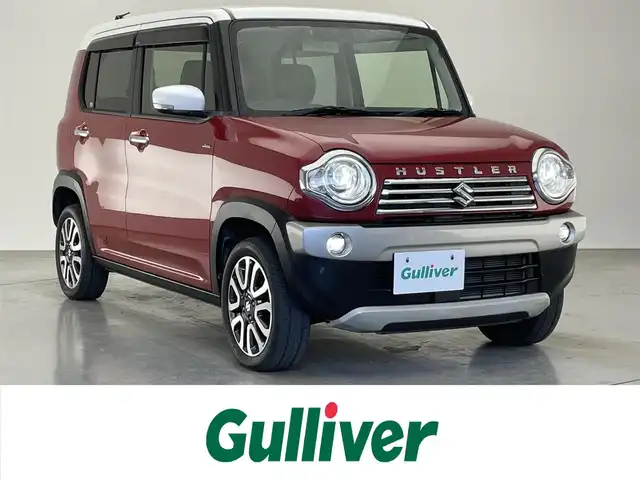 スズキ ハスラー Jスタイル Ⅱ 愛知県 2016(平28)年 6.7万km フェニックスレッドパール/ホワイト2トーンルーフ 社外ナビ　シートヒーター　禁煙車　フルセグＴＶ　ＤＶＤ　ＥＴＣ　ドラレコ　衝突軽減　車線逸脱　デュアルカメラブレーキサポート　ＨＩＤオートライト　フォグ　Ｂｌｕｅｔｏｏｔｈ　ハーフレザー　純正マット　アイドリングストップ　純正１５インチAW　特別仕様車　プッシュスタート　スマートキー