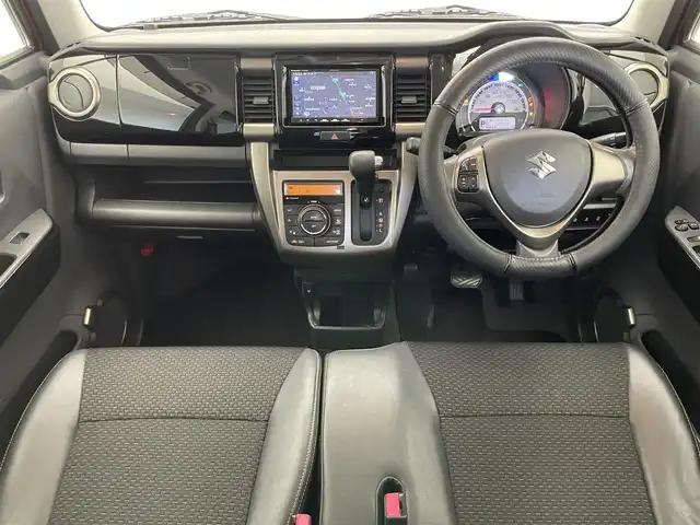 スズキ ハスラー Jスタイル Ⅱ 愛知県 2016(平28)年 6.7万km フェニックスレッドパール/ホワイト2トーンルーフ 社外ナビ　シートヒーター　禁煙車　フルセグＴＶ　ＤＶＤ　ＥＴＣ　ドラレコ　衝突軽減　車線逸脱　デュアルカメラブレーキサポート　ＨＩＤオートライト　フォグ　Ｂｌｕｅｔｏｏｔｈ　ハーフレザー　純正マット　アイドリングストップ　純正１５インチAW　特別仕様車　プッシュスタート　スマートキー