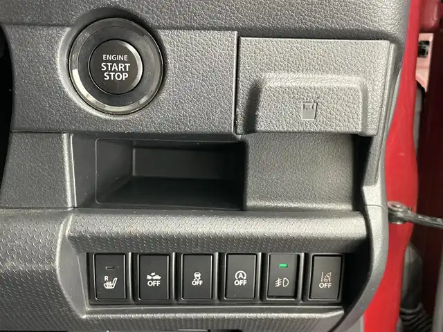 スズキ ハスラー Jスタイル Ⅱ 愛知県 2016(平28)年 6.7万km フェニックスレッドパール/ホワイト2トーンルーフ 社外ナビ　シートヒーター　禁煙車　フルセグＴＶ　ＤＶＤ　ＥＴＣ　ドラレコ　衝突軽減　車線逸脱　デュアルカメラブレーキサポート　ＨＩＤオートライト　フォグ　Ｂｌｕｅｔｏｏｔｈ　ハーフレザー　純正マット　アイドリングストップ　純正１５インチAW　特別仕様車　プッシュスタート　スマートキー