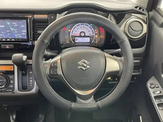 スズキ ハスラー Jスタイル Ⅱ 愛知県 2016(平28)年 6.7万km フェニックスレッドパール/ホワイト2トーンルーフ 社外ナビ　シートヒーター　禁煙車　フルセグＴＶ　ＤＶＤ　ＥＴＣ　ドラレコ　衝突軽減　車線逸脱　デュアルカメラブレーキサポート　ＨＩＤオートライト　フォグ　Ｂｌｕｅｔｏｏｔｈ　ハーフレザー　純正マット　アイドリングストップ　純正１５インチAW　特別仕様車　プッシュスタート　スマートキー