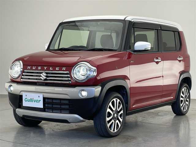 スズキ ハスラー Jスタイル Ⅱ 愛知県 2016(平28)年 6.7万km フェニックスレッドパール/ホワイト2トーンルーフ 社外ナビ　シートヒーター　禁煙車　フルセグＴＶ　ＤＶＤ　ＥＴＣ　ドラレコ　衝突軽減　車線逸脱　デュアルカメラブレーキサポート　ＨＩＤオートライト　フォグ　Ｂｌｕｅｔｏｏｔｈ　ハーフレザー　純正マット　アイドリングストップ　純正１５インチAW　特別仕様車　プッシュスタート　スマートキー