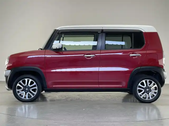 スズキ ハスラー Jスタイル Ⅱ 愛知県 2016(平28)年 6.7万km フェニックスレッドパール/ホワイト2トーンルーフ 社外ナビ　シートヒーター　禁煙車　フルセグＴＶ　ＤＶＤ　ＥＴＣ　ドラレコ　衝突軽減　車線逸脱　デュアルカメラブレーキサポート　ＨＩＤオートライト　フォグ　Ｂｌｕｅｔｏｏｔｈ　ハーフレザー　純正マット　アイドリングストップ　純正１５インチAW　特別仕様車　プッシュスタート　スマートキー