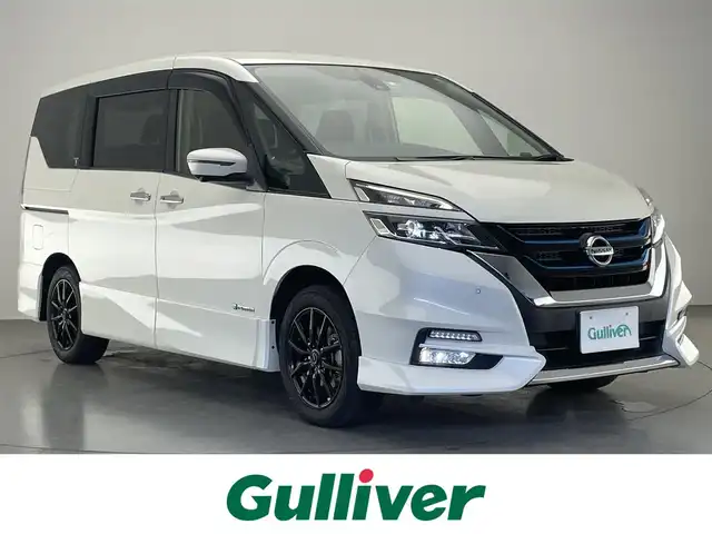 日産 セレナ e－パワー ハイウェイスター V 愛知県 2018(平30)年 8.1万km ブリリアントホワイトパール 純正９型ナビ　地デジ　全方位カメラ　Bluetooth　プロパイロット 純正エアロ　踏み間違い防止　インテリジェントルームミラー　ハンズフリー両側パワスラ　ＥＴＣ　ドライブレコーダー　シートヒーター　追従クルコン　レーンキープ　ＬＥＤヘッドライト　衝突軽減装置　電動リアゲート　フォグランプ　禁煙車