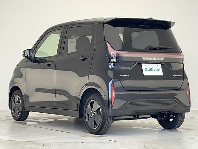 日産 サクラ X 愛知県 2024(令6)年 0.3万km 黒 衝突軽減システム/純正9型ナビ/フルセグ/CD DVD/Bluetooth/バックカメラ/コーナーセンサー/純正アルミホイール/LEDヘッドライト/オートマチックハイビーム/ETC/ステアリングスイッチ/スマートキー/プッシュスタート