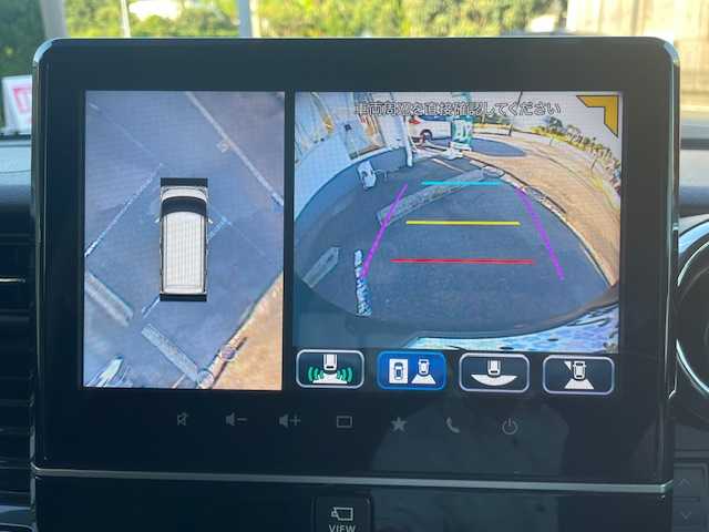 スズキ スペーシア カスタム HYBRID XS ターボ 神奈川県 2022(令4)年 1.6万km ブルーイッシュブラックパール3 保証書/取扱説明書/純正９インチナビ（パイオニア）/CD・DVD・AM・FM・BT・フルセグTV/バックカメラ/追従クルーズコントロール/衝突軽減システム/コーナーセンサー/パドルシフト/両側パワースライドドア/D席シートヒーター/カーテンエアバッグ/サイドエアバッグ/AAC/車高調