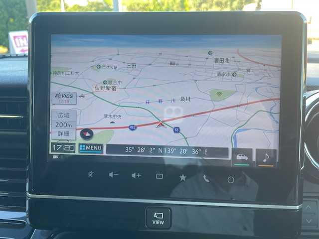 スズキ スペーシア カスタム HYBRID XS ターボ 神奈川県 2022(令4)年 1.6万km ブルーイッシュブラックパール3 保証書/取扱説明書/純正９インチナビ（パイオニア）/CD・DVD・AM・FM・BT・フルセグTV/バックカメラ/追従クルーズコントロール/衝突軽減システム/コーナーセンサー/パドルシフト/両側パワースライドドア/D席シートヒーター/カーテンエアバッグ/サイドエアバッグ/AAC/車高調