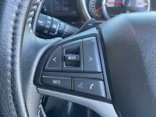 スズキ スペーシア カスタム HYBRID XS ターボ 神奈川県 2022(令4)年 1.6万km ブルーイッシュブラックパール3 保証書/取扱説明書/純正９インチナビ（パイオニア）/CD・DVD・AM・FM・BT・フルセグTV/バックカメラ/追従クルーズコントロール/衝突軽減システム/コーナーセンサー/パドルシフト/両側パワースライドドア/D席シートヒーター/カーテンエアバッグ/サイドエアバッグ/AAC/車高調