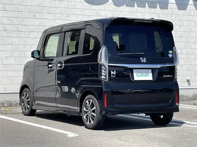ホンダ Ｎ ＢＯＸ カスタム G L ホンダセンシング 宮崎県 2018(平30)年 4.2万km クリスタルブラックパール 純正ナビ「VXM-184VFi」/(AM.FM.Bluetooth.DVD.CD.USB)/フルセグTV/バックカメラ/片側パワースライドドア/ETC/ドライブレコーダー/レーダークルーズコントロール/レーンキープアシスト/衝突軽減ブレーキ/横滑り防止/オートエアコン/オートライト/電格ミラー/ステアリングスイッチ
