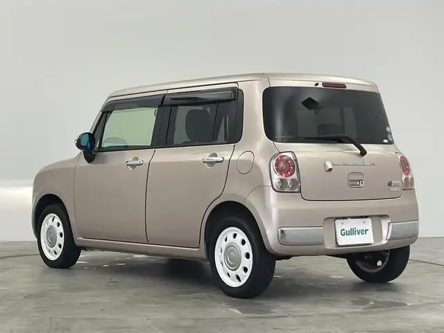 スズキ ラパン X 群馬県 2014(平26)年 7.4万km シャンパンピンクPM 禁煙車　純正ナビ　ＢＴ　ワンセグ　バックカメラ　アイドリングストップ　電動格納ミラー　オートライト　オートエアコン　ラパン専用コンビシート　ＨＩＤ　ナノイー　プッシュスタート　スマートキー　純正ＡＷ