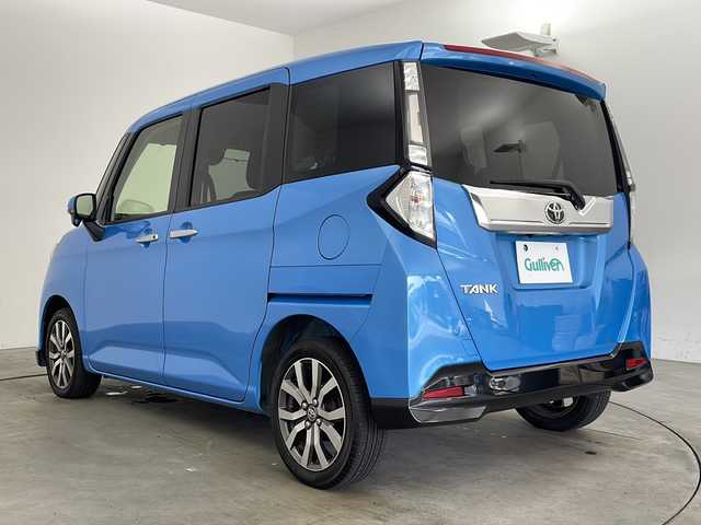 トヨタ タンク カスタムG－T 兵庫県 2018(平30)年 5.8万km ファインブルーマイカメタリック ・ワンオーナー/・社外ナビ（CD・DVD・SD・TV・BT）/・バックカメラ/・両側パワースライドドア/・クルーズコントロール/・スマートアシスト/・衝突回避支援ブレーキ機能/・衝突警報機能（対車両・対歩行者）、/・車線逸脱警報機能/・誤発進抑制制御機能/・後方誤発進抑制制御機能/・先行車発進お知らせ機能/・クルーズコントロール/・LEDヘッドライト/・オートライト/・LEDフォグランプ/・アイドリングストップ/・純正15インチAW/・ETC/・スマートキー/・ドライブレコーダー