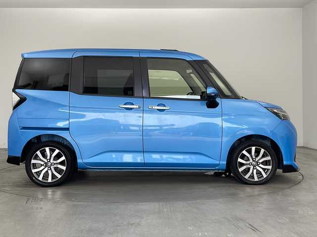 トヨタ タンク カスタムG－T 兵庫県 2018(平30)年 5.8万km ファインブルーマイカメタリック ・ワンオーナー/・社外ナビ（CD・DVD・SD・TV・BT）/・バックカメラ/・両側パワースライドドア/・クルーズコントロール/・スマートアシスト/・衝突回避支援ブレーキ機能/・衝突警報機能（対車両・対歩行者）、/・車線逸脱警報機能/・誤発進抑制制御機能/・後方誤発進抑制制御機能/・先行車発進お知らせ機能/・クルーズコントロール/・LEDヘッドライト/・オートライト/・LEDフォグランプ/・アイドリングストップ/・純正15インチAW/・ETC/・スマートキー/・ドライブレコーダー