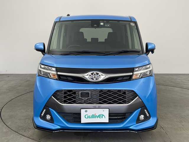 トヨタ タンク カスタムG－T 兵庫県 2018(平30)年 5.8万km ファインブルーマイカメタリック ・ワンオーナー/・社外ナビ（CD・DVD・SD・TV・BT）/・バックカメラ/・両側パワースライドドア/・クルーズコントロール/・スマートアシスト/・衝突回避支援ブレーキ機能/・衝突警報機能（対車両・対歩行者）、/・車線逸脱警報機能/・誤発進抑制制御機能/・後方誤発進抑制制御機能/・先行車発進お知らせ機能/・クルーズコントロール/・LEDヘッドライト/・オートライト/・LEDフォグランプ/・アイドリングストップ/・純正15インチAW/・ETC/・スマートキー/・ドライブレコーダー