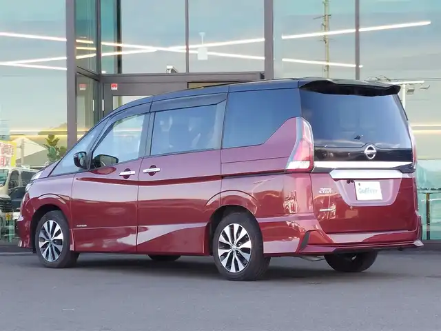 日産 セレナ ハイウェイスター 東京都 2019(平31)年 3.6万km マルーンレッド 2トーン 社外メモリナビ/フルセグ/バックカメラ/ETC/両側パワースライドドア/ハンズフリースライドドア/クルーズコントロール/アイドリングストップ/スマートキー/純正16インチAW/オートライト/LEDヘッドライト