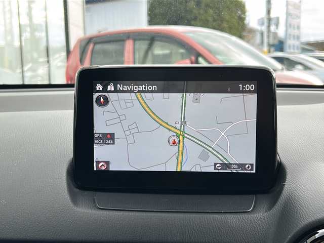 マツダ デミオ 13S 山形県 2018(平30)年 9.4万km エターナルブルーマイカ 禁煙車/4WD/衝突被害軽減システム/BSM/レーンキープアシスト/純正ナビ/（Bluetooth/CD/DVD/フルセグ)/全方位カメラ/LEDオートライト/DN席シートヒータ－/ステアリングスイッチ/ETC/純正フロアマット/社外AWスタッドレス(185/65/R15・6mm)4本積載/電動格納ウィンカーミラー/スマートキー/ドアバイザー