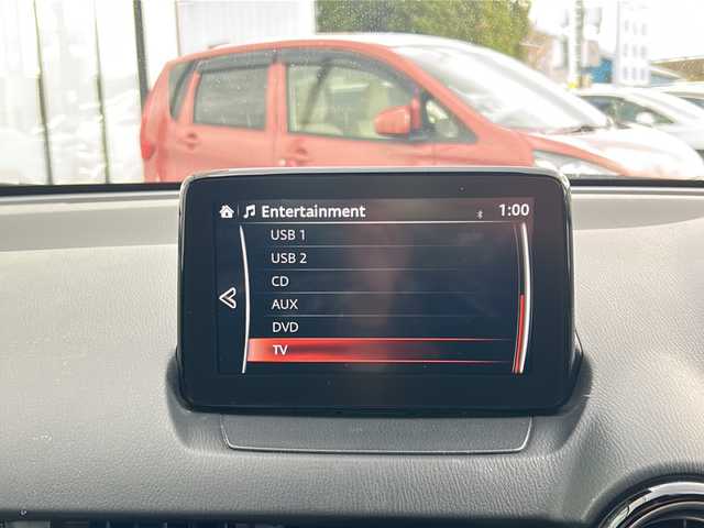 マツダ デミオ 13S 山形県 2018(平30)年 9.4万km エターナルブルーマイカ 禁煙車/4WD/衝突被害軽減システム/BSM/レーンキープアシスト/純正ナビ/（Bluetooth/CD/DVD/フルセグ)/全方位カメラ/LEDオートライト/DN席シートヒータ－/ステアリングスイッチ/ETC/純正フロアマット/社外AWスタッドレス(185/65/R15・6mm)4本積載/電動格納ウィンカーミラー/スマートキー/ドアバイザー