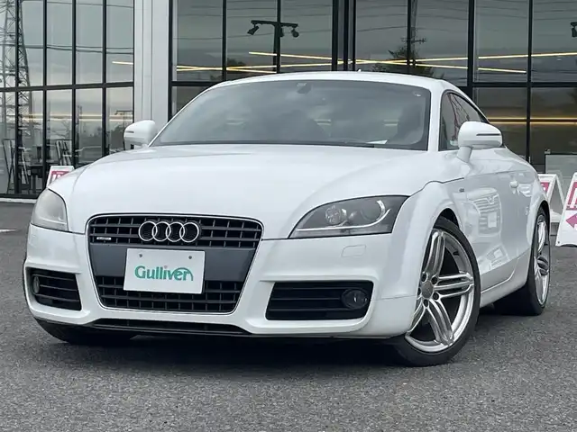 アウディ ＴＴクーペ 2．0 TFSI クワトロ 道央・札幌 2009(平21)年 13.7万km アイビスホワイト 4WD/純正HDDナビ/FM/AM/CD/DVD/BT/フルセグTV/横滑り防止システム/ハンドルシフト/MT付きAT/D・N席パワーシート/D・N席シートヒーター/ETC/電動格納ミラー/オートライト/リモコンキー