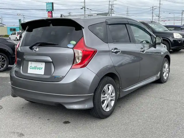 日産 ノート X DIG－S 山形県 2013(平25)年 9.8万km ダークメタルグレー インテリジェントキー/プッシュスタート/メモリナビ/　【CD  DVD SD BT】/フルセグTV/ETC/ECOモード/電動格納ミラー/純正フロアマット/ドアバイザー
