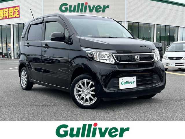 ホンダ Ｎ ＷＧＮ G スタイリッシュパッケージ 鳥取県 2015(平27)年 3.8万km スマートブラック 4WD/純正CDオーディオ/前席シートヒーター/キセノンライト/クルーズコントロール/純正14インチアルミホイール/プッシュエンジンスタート/アイドリングストップ/電動格納ミラー/フロアマット・ドアバイザー/保証書・取扱説明書/スタッドレスアルミセット積込