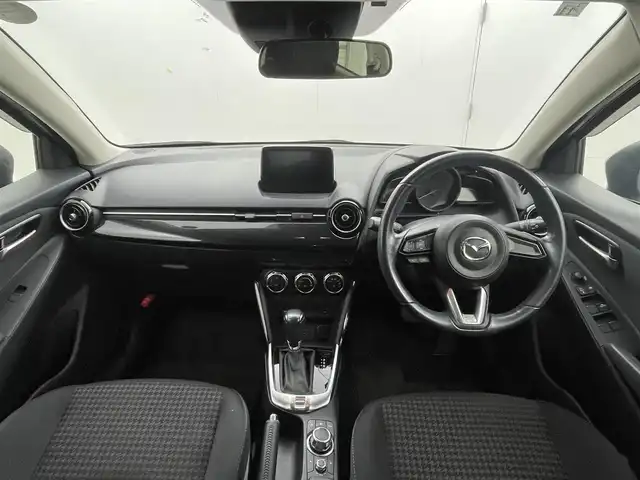 マツダ デミオ 15S 茨城県 2018(平30)年 3.8万km マシーングレープレミアムM 純正ナビ/全方位カメラ/フルセグ/衝突被害軽減ブレーキ/車線逸脱抑制装置/オートマチックハイビーム/ソナー/BSM/ETC/シートヒーター/純正15インチAW/LEDヘッドライト/スマートキー