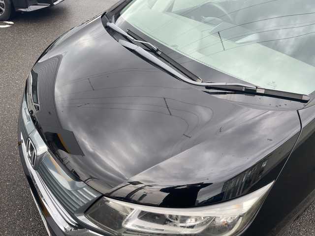 ホンダ フリード ハイブリット G ホンダセンシング 山形県 2017(平29)年 5.3万km クリスタルブラックパール 4WD/純正9インチSDナビ（VXM-185VFNi）/CD/DVD/BT/フルセグテレビ/SDミュージックサーバー/バックカメラ/ETC/ドライブレコーダー/衝突被害軽減ブレーキ/レーンキープアシスト/レーダークルーズコントロール/両側パワースライドドア/半革シート/シートヒーター/ステアリングスイッチ/スマートキー/プッシュスタート/LEDヘッドライト/オートライト/フォグランプ/純正15インチアルミホイール