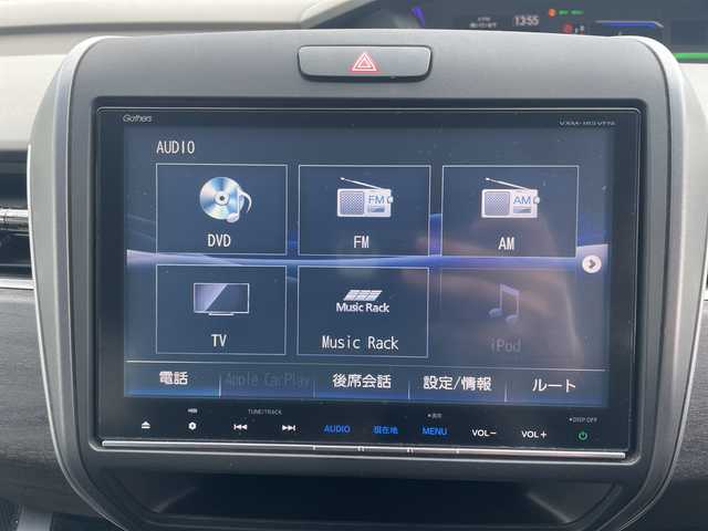 ホンダ フリード ハイブリット G ホンダセンシング 山形県 2017(平29)年 5.3万km クリスタルブラックパール 4WD/純正9インチSDナビ（VXM-185VFNi）/CD/DVD/BT/フルセグテレビ/SDミュージックサーバー/バックカメラ/ETC/ドライブレコーダー/衝突被害軽減ブレーキ/レーンキープアシスト/レーダークルーズコントロール/両側パワースライドドア/半革シート/シートヒーター/ステアリングスイッチ/スマートキー/プッシュスタート/LEDヘッドライト/オートライト/フォグランプ/純正15インチアルミホイール