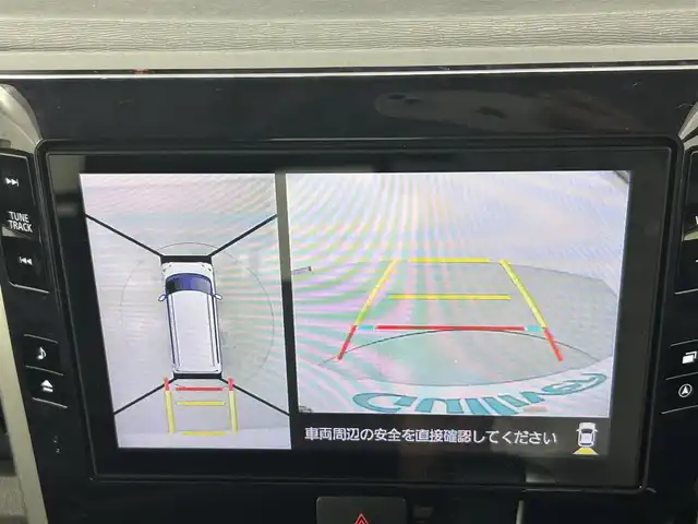 ダイハツ タント カスタム RS トップED SA Ⅲ 熊本県 2018(平30)年 5万km パールホワイトⅢ 禁煙車　/純正ナビ（ＣＤ・ＤＶＤ・ＳＤ・ＵＳＢ・ＨＤＭＩ）/全周囲カメラ　/社外前方ドライブレコーダー　/後ろのみクリアランスソナー　/運転席シートヒーター　/両側パワースライドドア/衝突軽減ブレーキ　/横滑り防止/アイドリングストップ/純正フロアマット/純正１５インチAW/オートライト/オートマチックハイビーム/LEDヘッドライト/スマートキー/プッシュスタート/保証書/取扱説明書