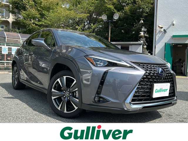 レクサス ＵＸ 250h バージョンL 大阪府 2019(令1)年 1.7万km マーキュリーグレーマイカ ワンオーナー/純正メモリナビ/フルセグテレビ/ETC/ドライブレコーダー/クルーズコントロール/衝突軽減ブレーキ/レーンキープアシスト/横滑り防止装置/盗難防止装置/電動パーキングブレーキ/コーナーセンサー/メモリシート（D席）/パワーシート（D席+N席）/エアシート（D席+N席）/シートヒーター（D席+N席）/LEDヘッドライト/オートライト/オートエアコン/プッシュスタートボタン/スマートキー×2/ステアリングリモコン/革巻きステアリング/純正18インチアルミホイール/12V充電器/USBジャック/純正フロアマット/保証書/取扱説明書