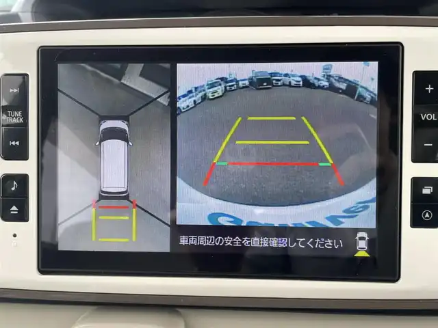 ダイハツ ムーヴ キャンバス G メイクアップ リミテッド　SAⅢ 東京都 2020(令2)年 3万km パールホワイトⅢ/ナチュラルベージュマイカメタリック 2トーン 純正ナビ/フルセグ/全方位モニター/両側パワースライドドア/ETC/ドライブレコーダー/衝突軽減ブレーキ/アイドリングストップ/オートマチックハイビーム/LEDヘッドライト/フォグランプ/スマートキー/プッシュスタート