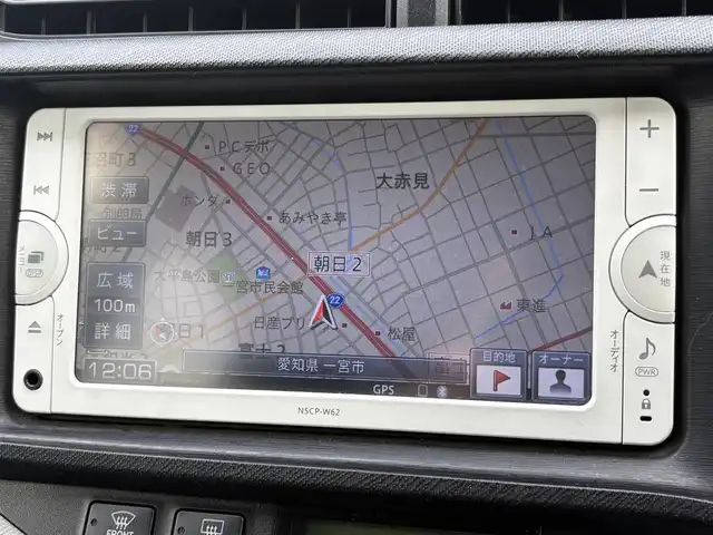 トヨタ アクア S 愛知県 2012(平24)年 13.6万km コバルトブルーメタリック ワンオーナー/ＳＤナビ/ワンセグテレビ/バックカメラ/アイドリングストップ/ウィンカーミラー/ドアバイザー/プッシュスタート/ETC/ＡＡＣ/純正フロアマット/シートヒーター/スマートキー/保証書